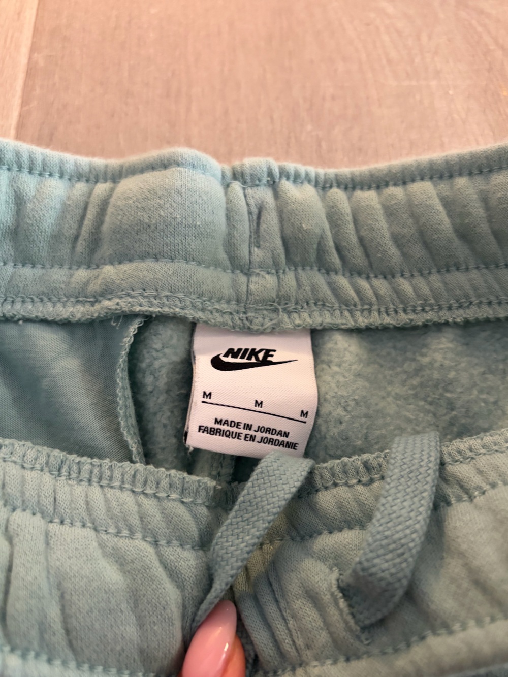 Nike Mint Blue Fleece Joggers MEDIUM